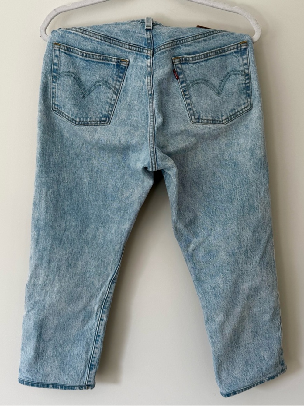 Levi’s 501 Original Cropped Jeans, Light Wash | Size 28 - Picture 5 of 8